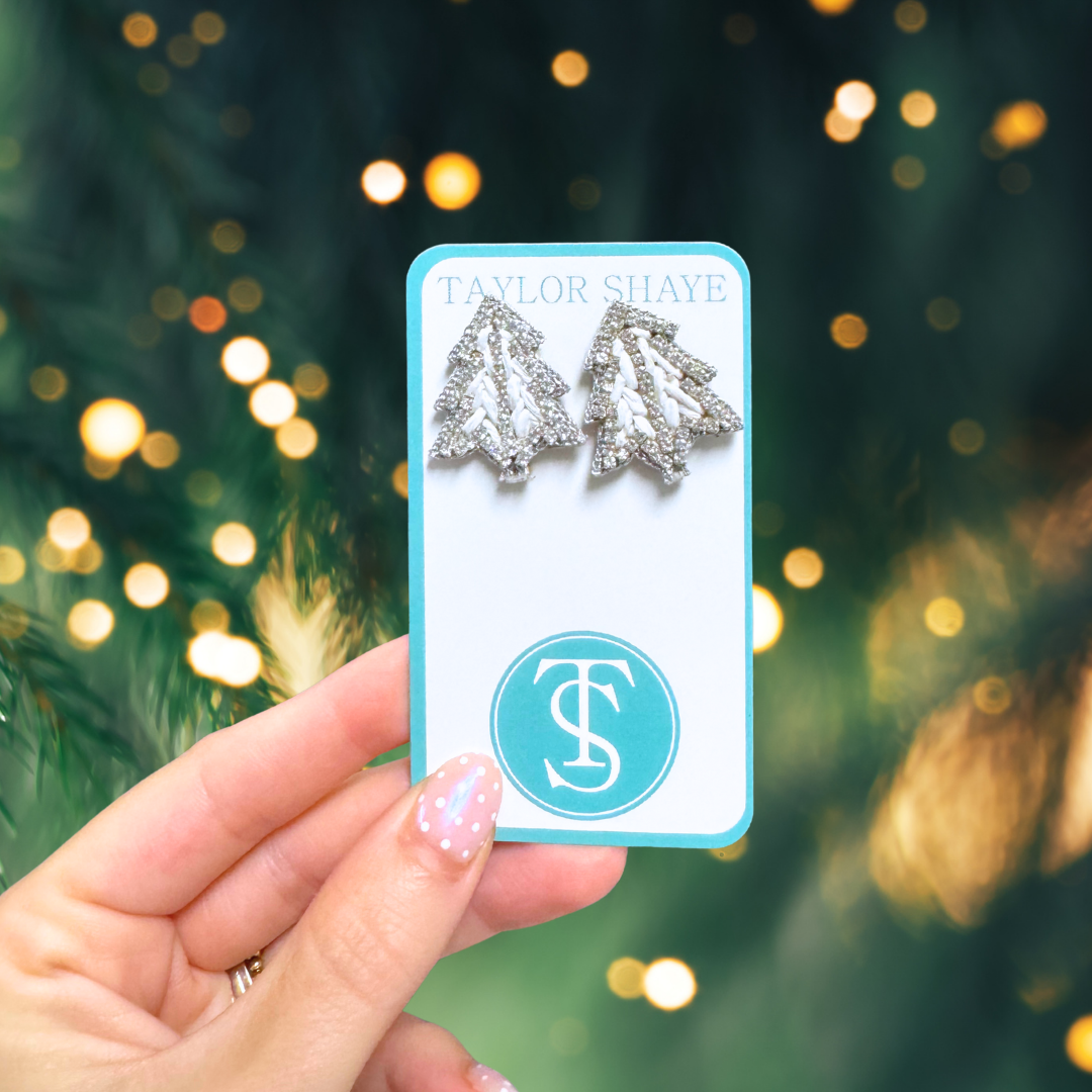 Mini Christmas Tree Stud