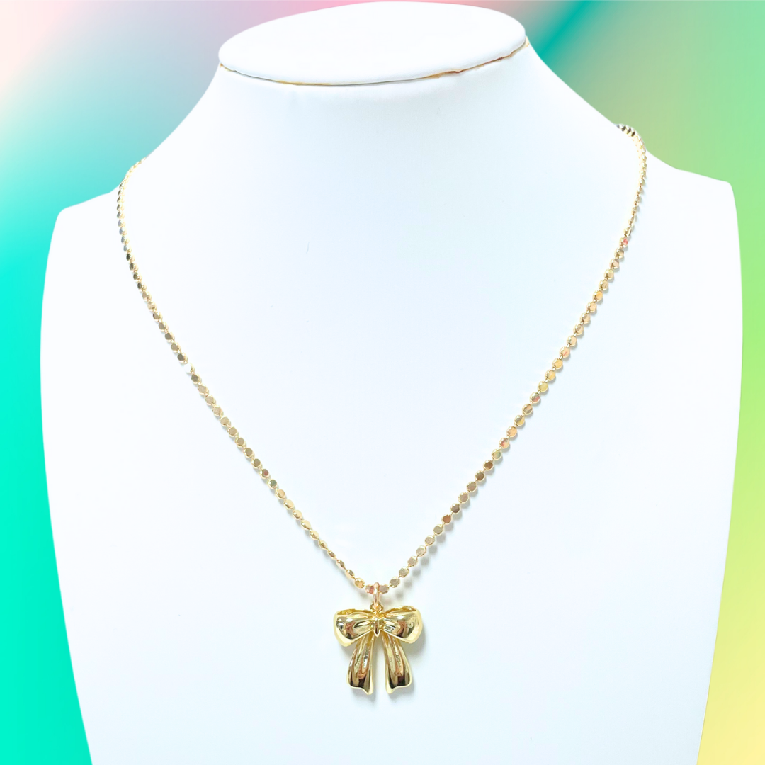 Kylie Bow Necklace