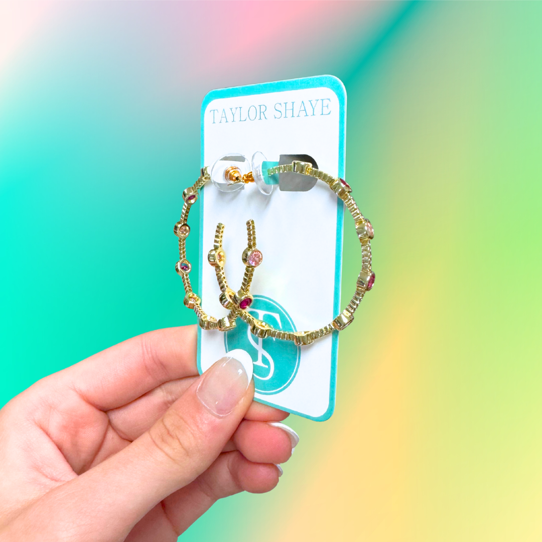 Pink Mix Meghan Hoops