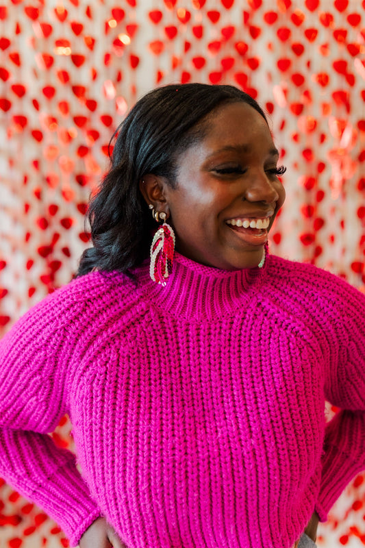 Valentine Sequin Tassel