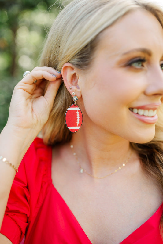Red Acrylic Footballs