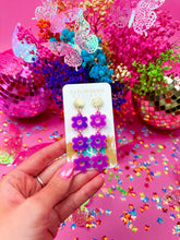 Load image into Gallery viewer, Vibrant Triple Flower Drops