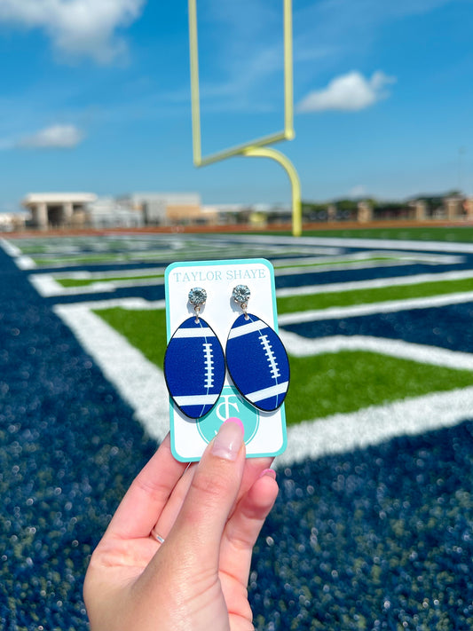 Navy Acrylic Footballs