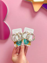 Load image into Gallery viewer, Valentine Glitter Hoops