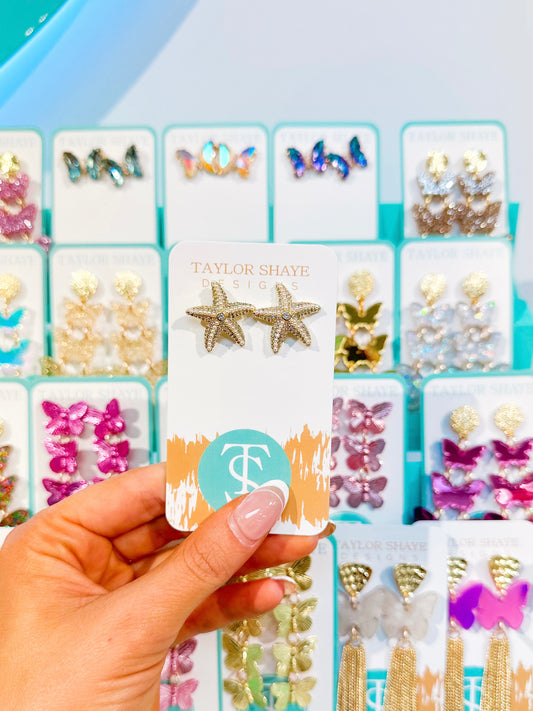 Ray Starfish Studs