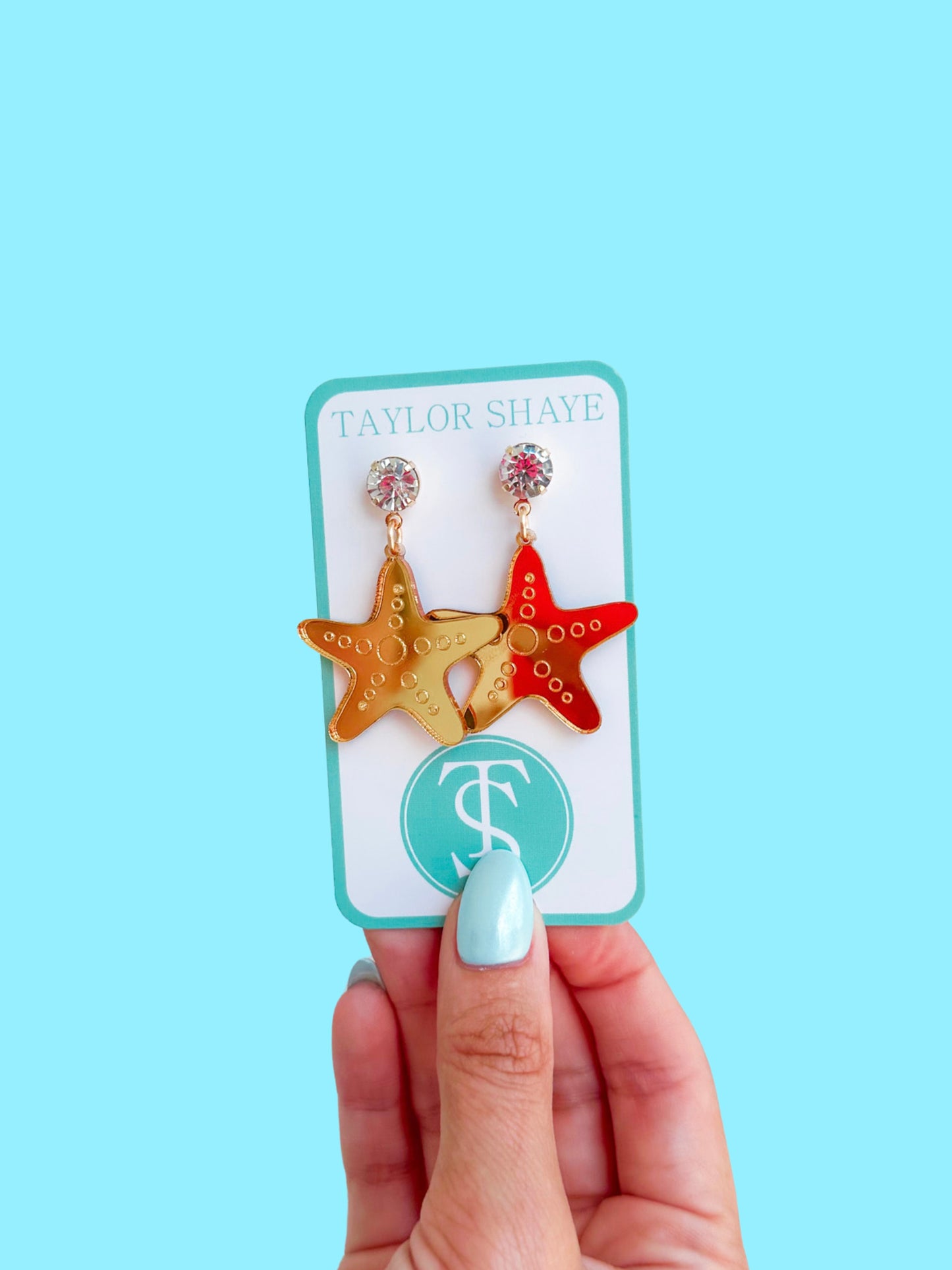 Acrylic Starfish Drops