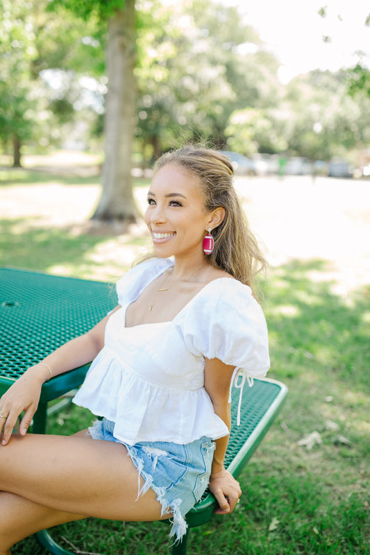 Maroon Acrylic Footballs