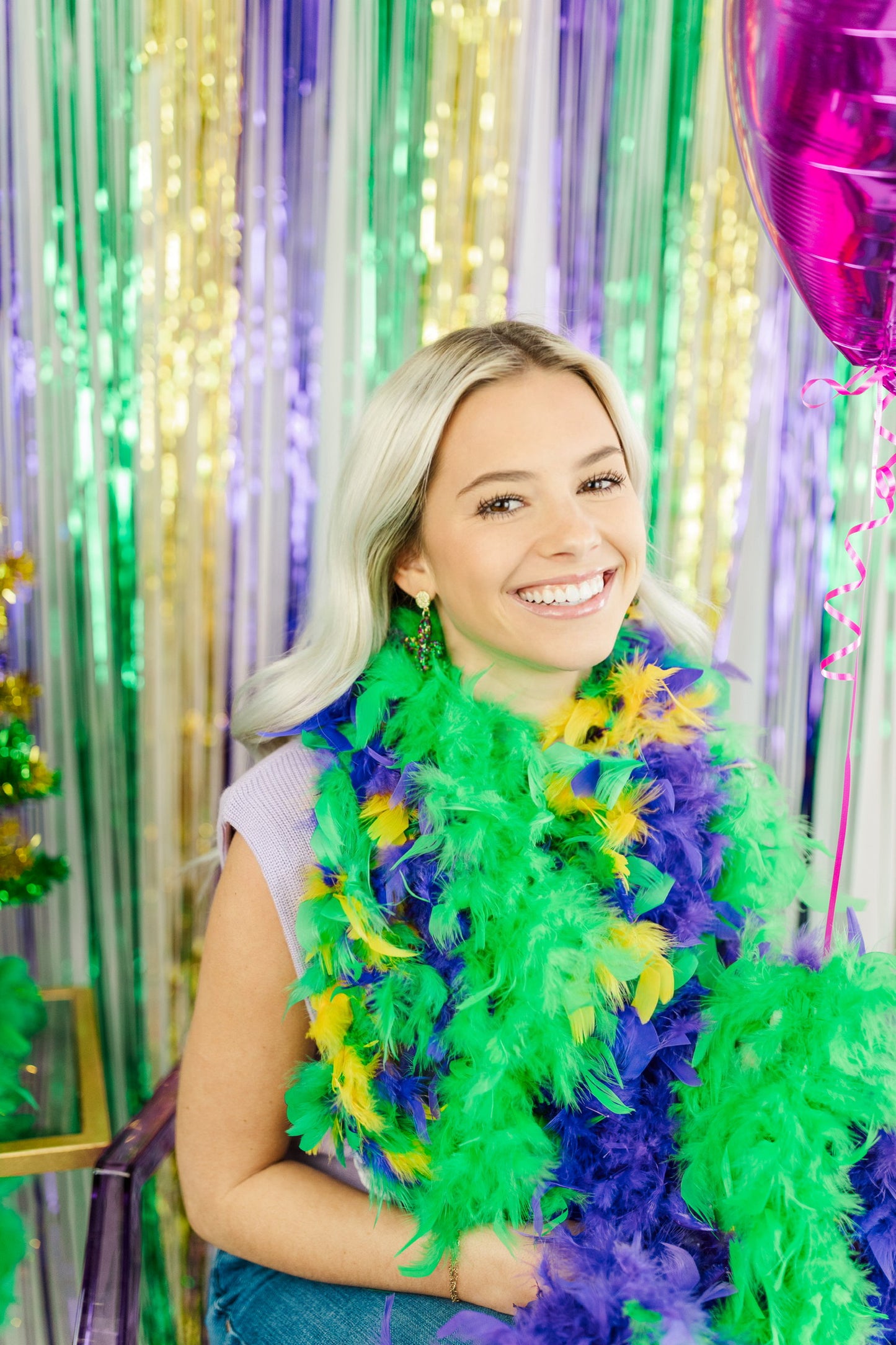 Mardi Sequin Fleur-de-Lis