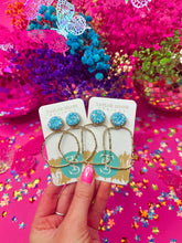 Load image into Gallery viewer, Gameday Glitter Top Hoops