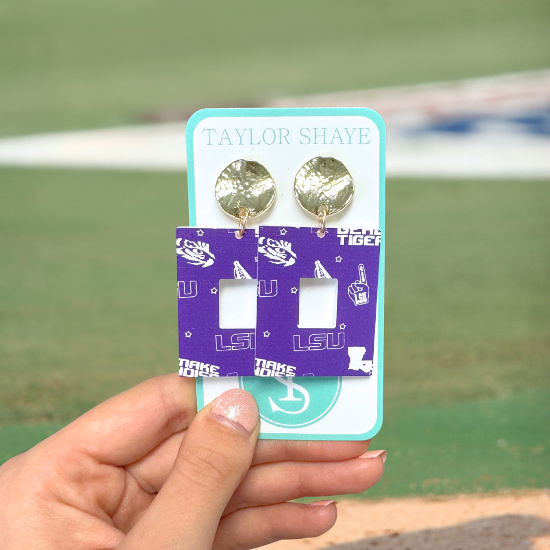 LSU Purple Mini Naomi Drops