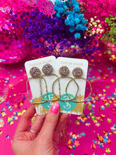 Load image into Gallery viewer, Gameday Glitter Top Hoops