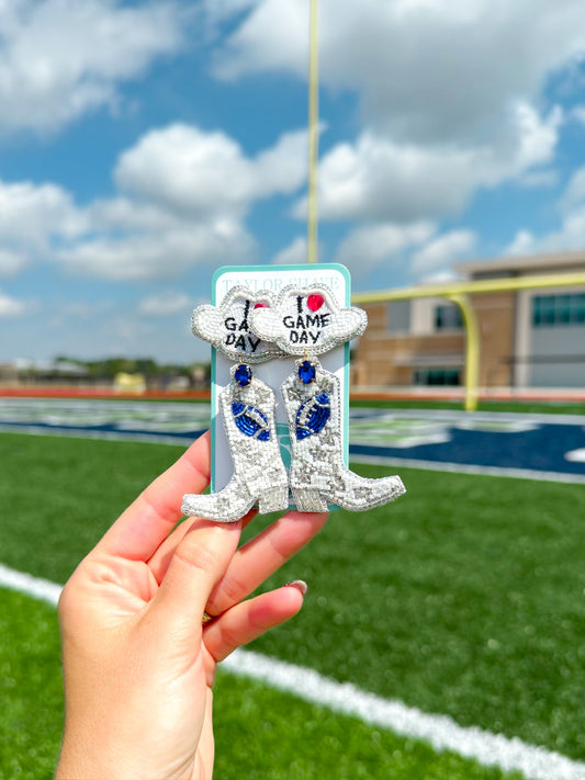 Blue Gameday Boots