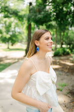 Load image into Gallery viewer, Blue/White Acrylic Footballs