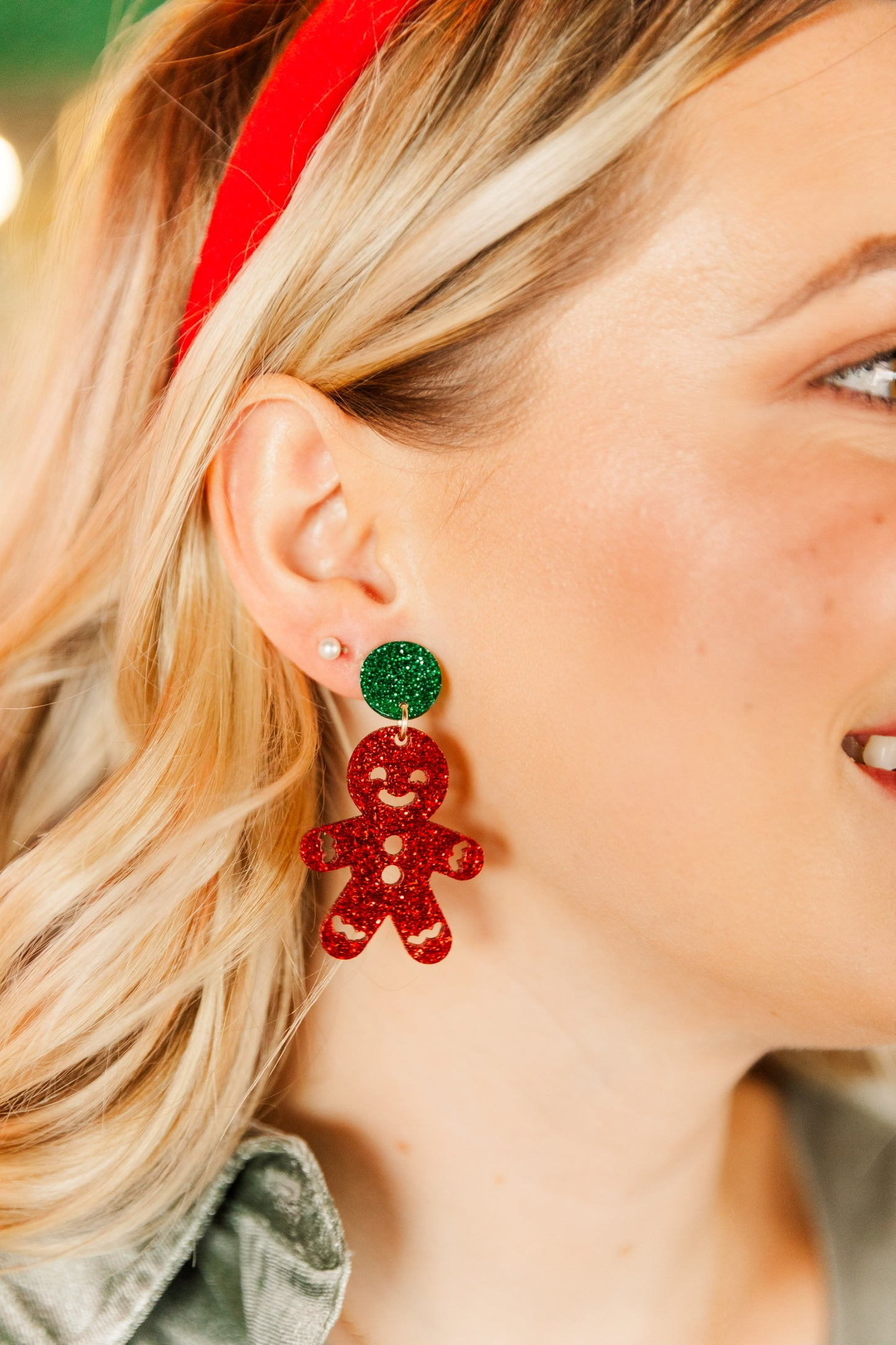 Acrylic Gingerbread Man Drops