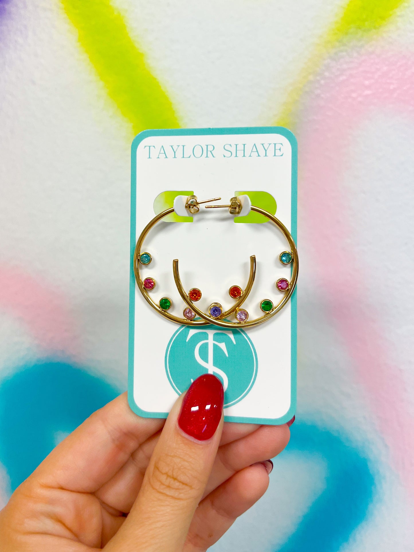 Jewel Hoops