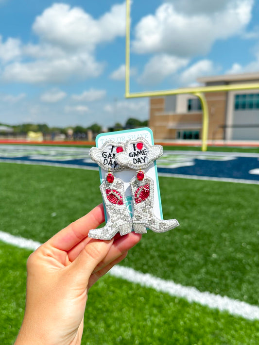 Red Gameday Boots
