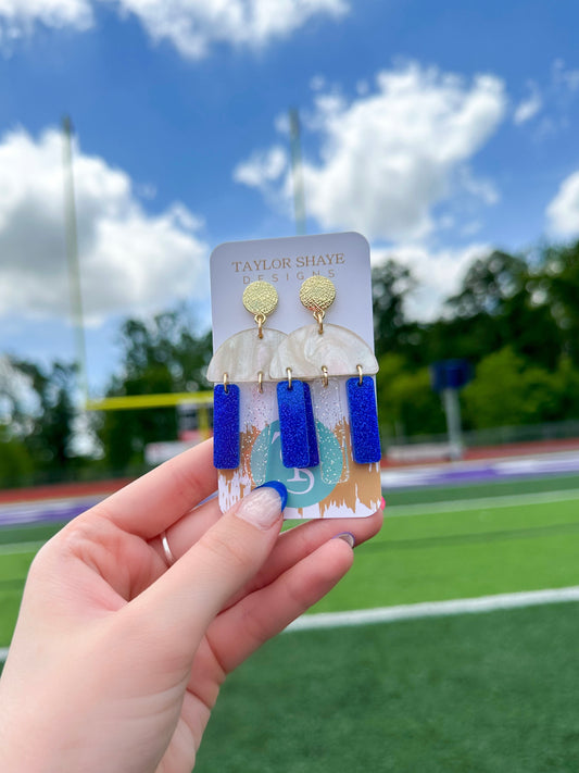 Blue/Clear Glitter Huddle Drops