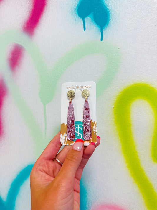 Pink Sequin Kimmy Drops