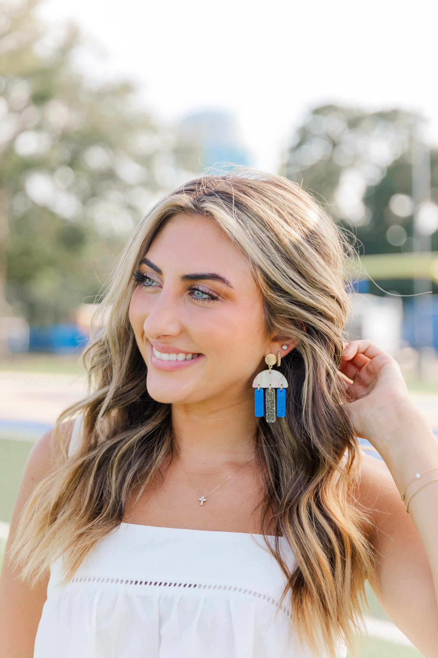 Blue/Clear Glitter Huddle Drops