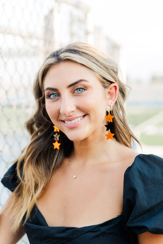 Orange/Black Triple Stars