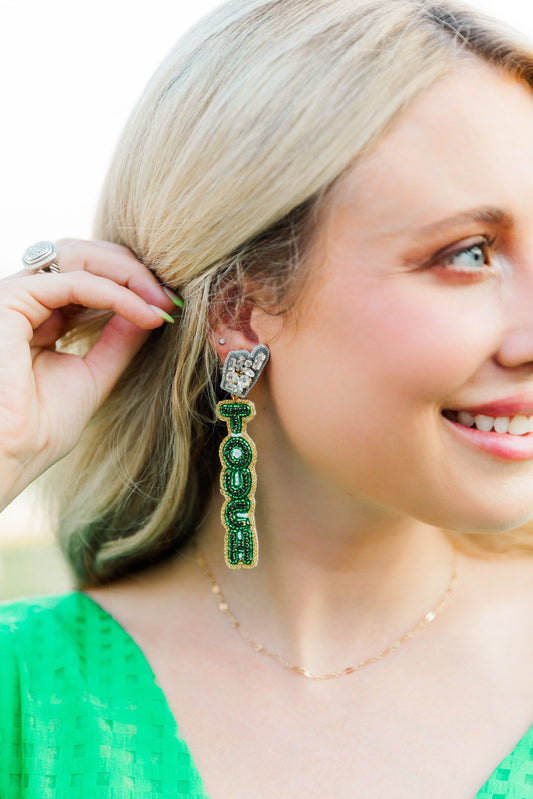 Green/White Touchdown Drops