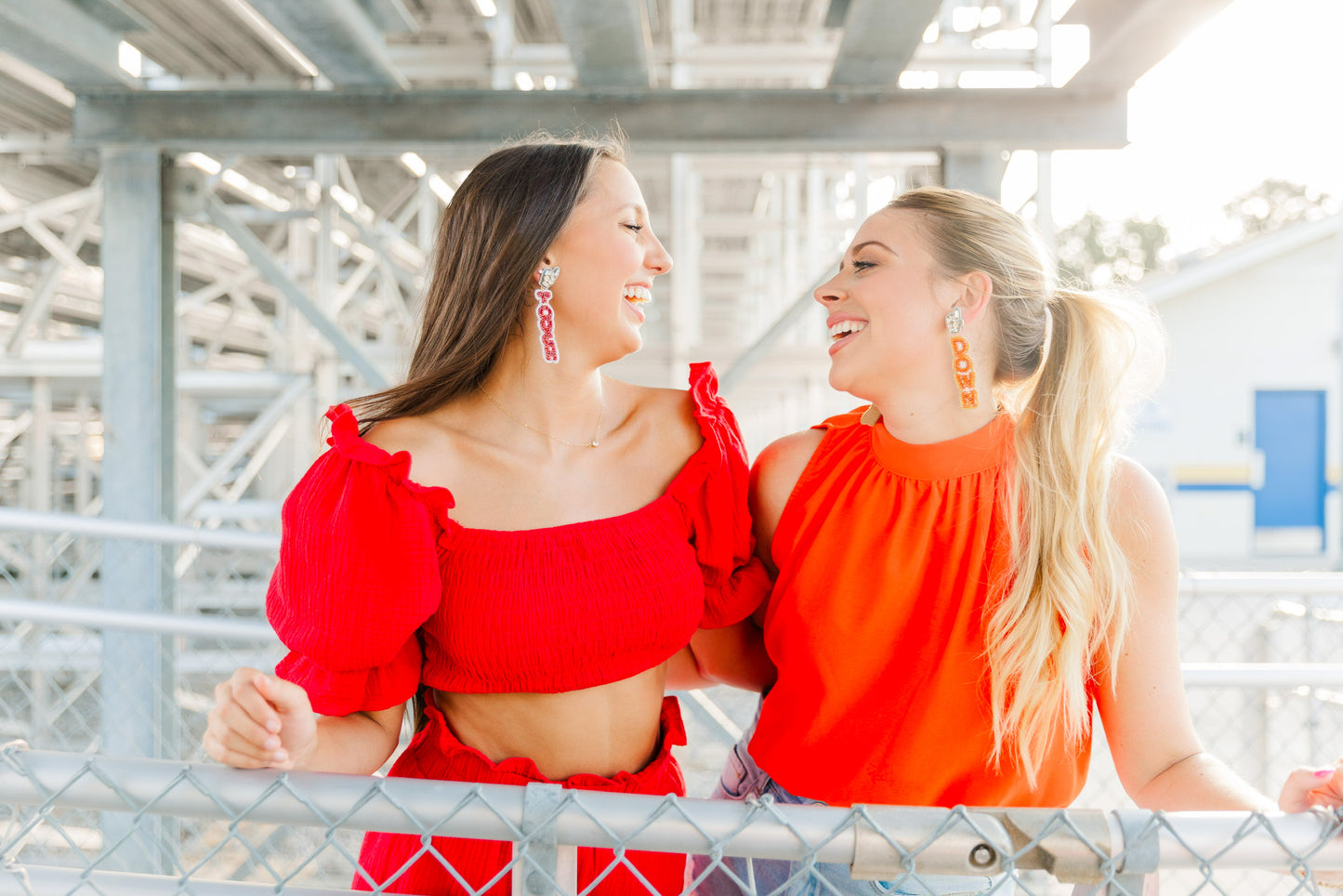 Orange/White Touchdown Drops