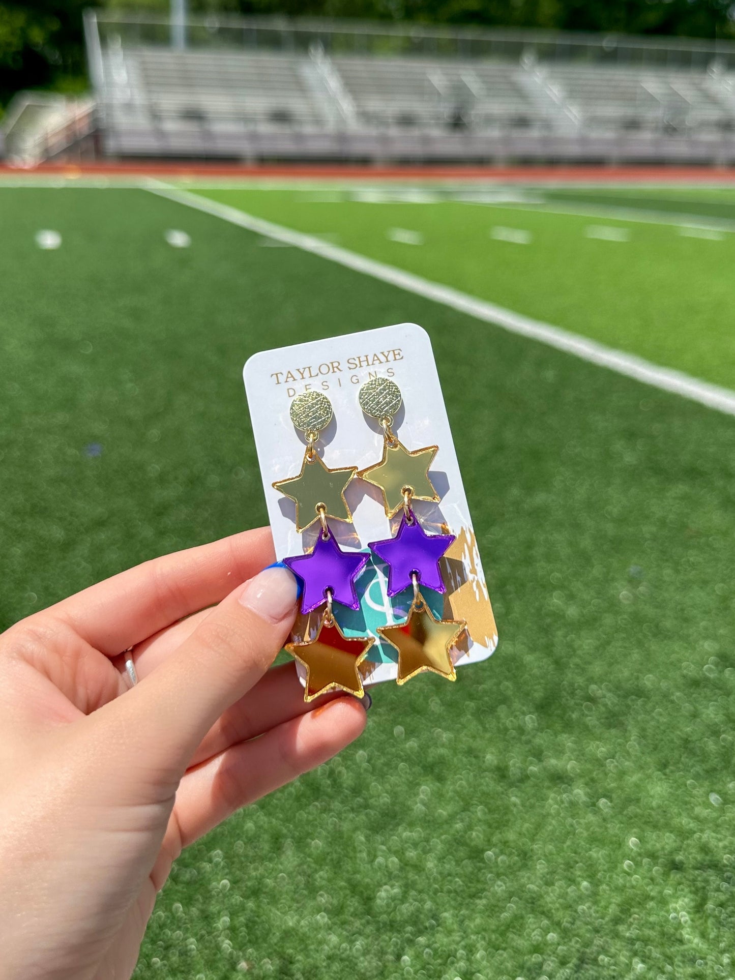 Purple/Gold Mirror Triple Stars