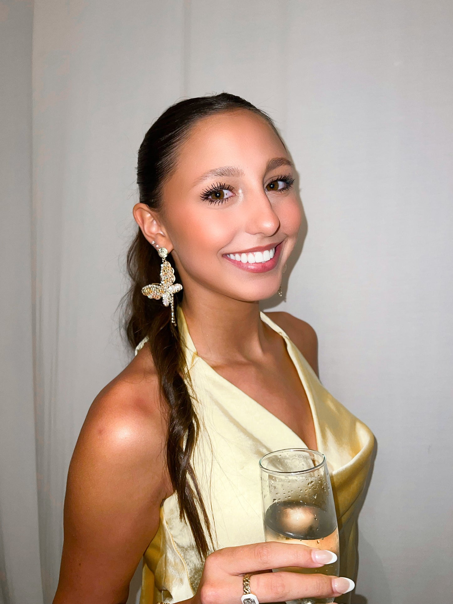 Lilliana Lightweight Butterfly Drops