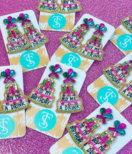 Load image into Gallery viewer, Birthday Girl Beaded Earrings
