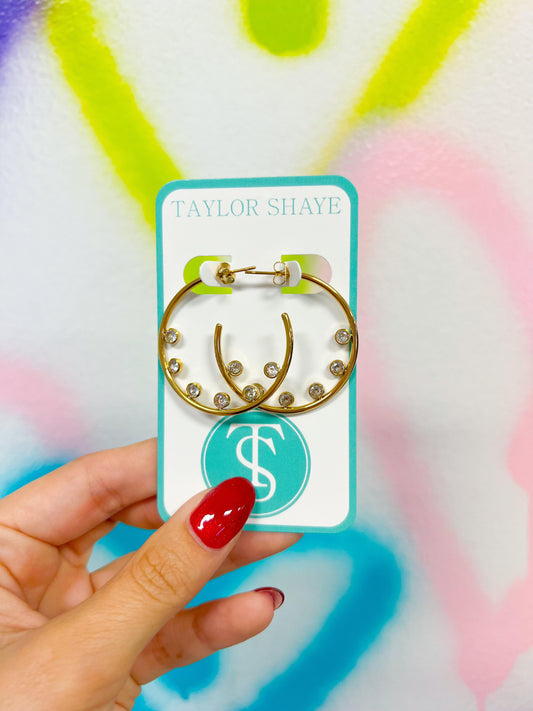 Jewel Hoops