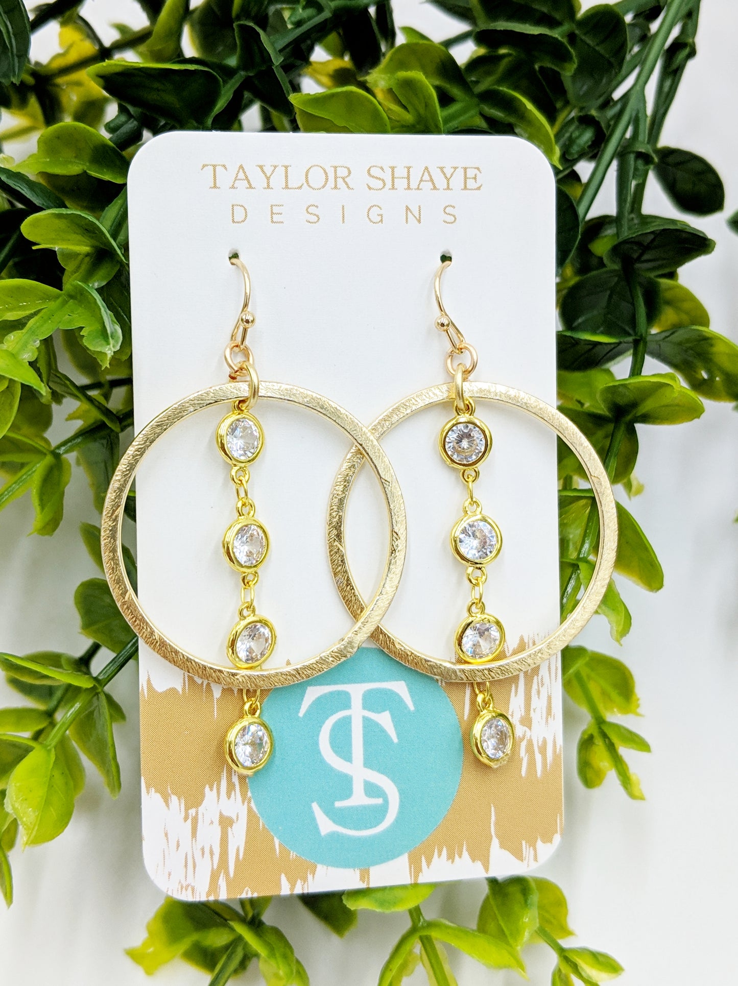 Crystal Hoops