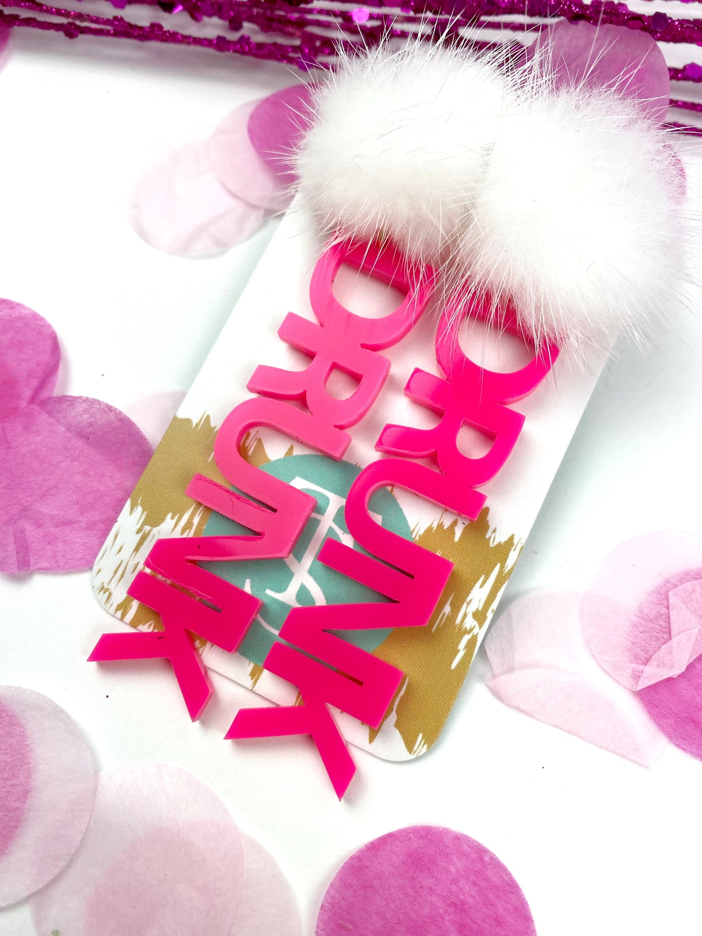 Neon Pink Drunk Drops