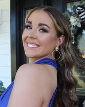 Load image into Gallery viewer, Pearl Sunburst Hoops