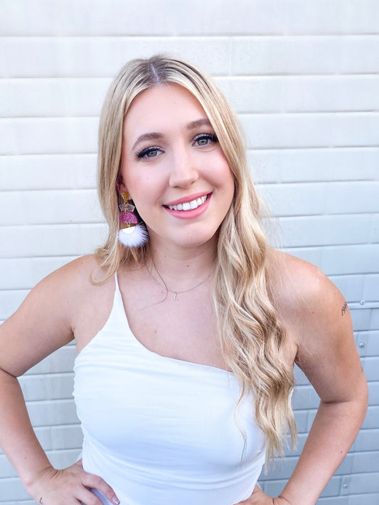 Barbie Pink Glitter Tassels