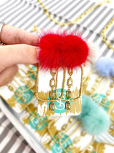 Load image into Gallery viewer, Puff Crystal CZ Hoops