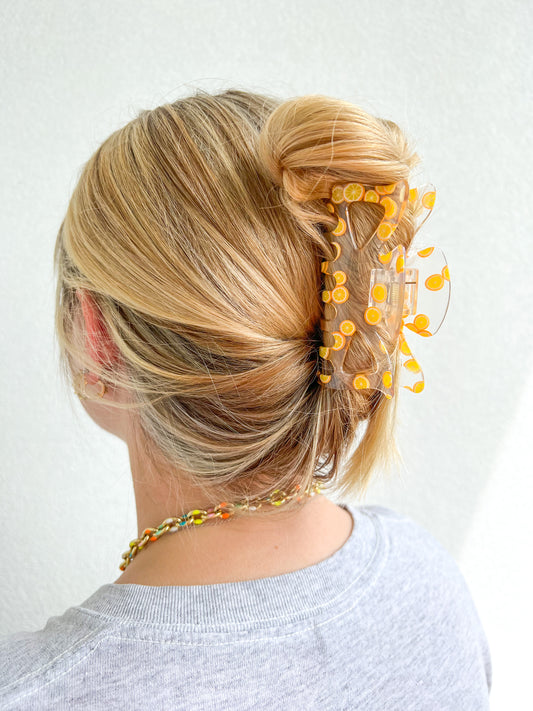 Lemon Hair Clip