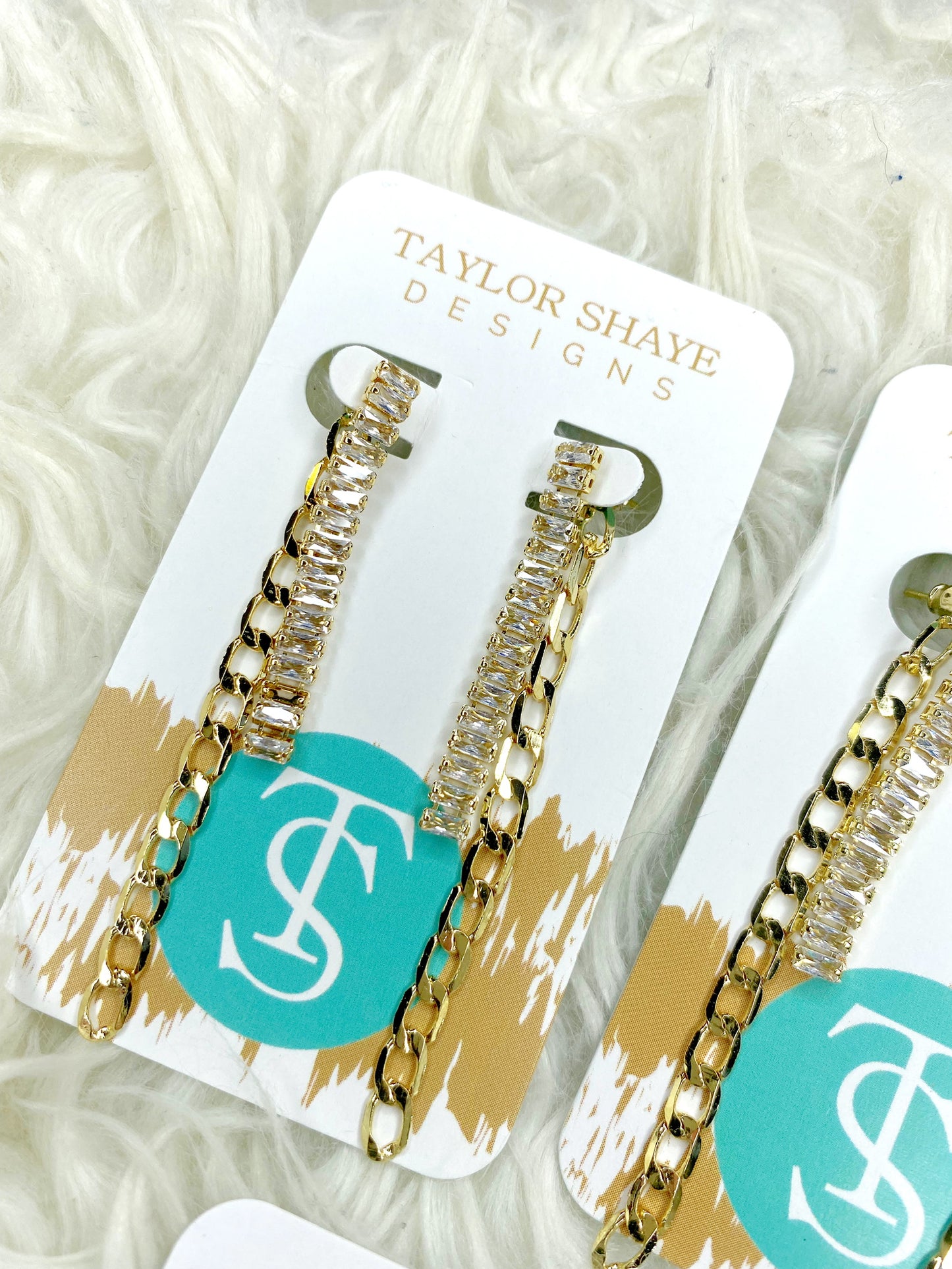 Dixie CZ Chain Drops