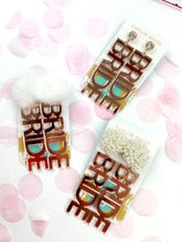 Load image into Gallery viewer, Rose Gold Bride Earrings