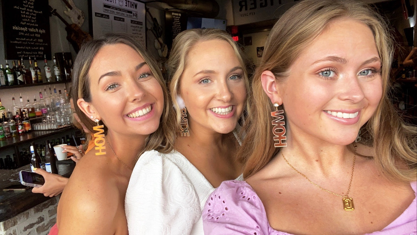 Iridescent MOH Earrings