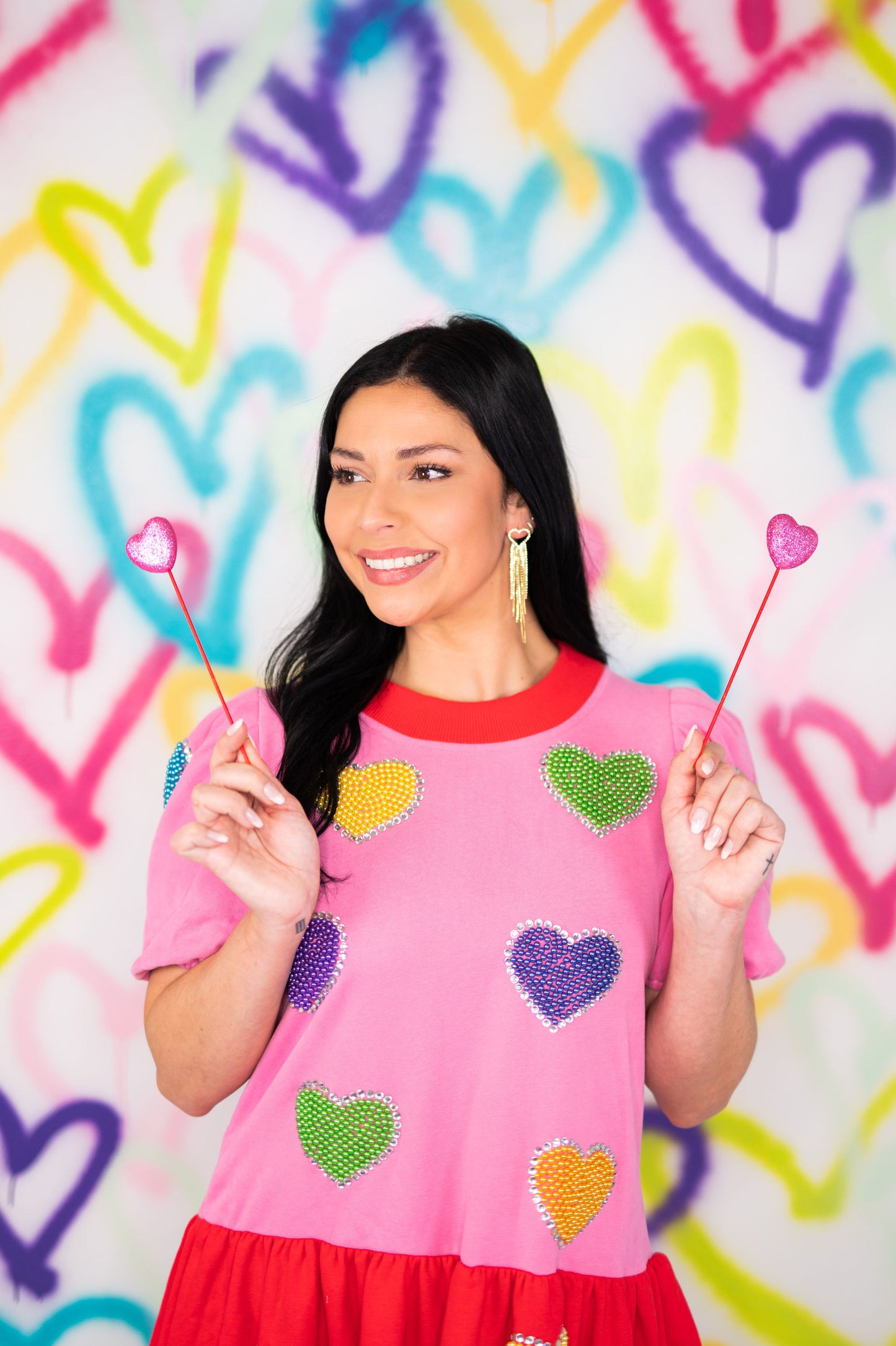 Wendy Heart Chain Drops