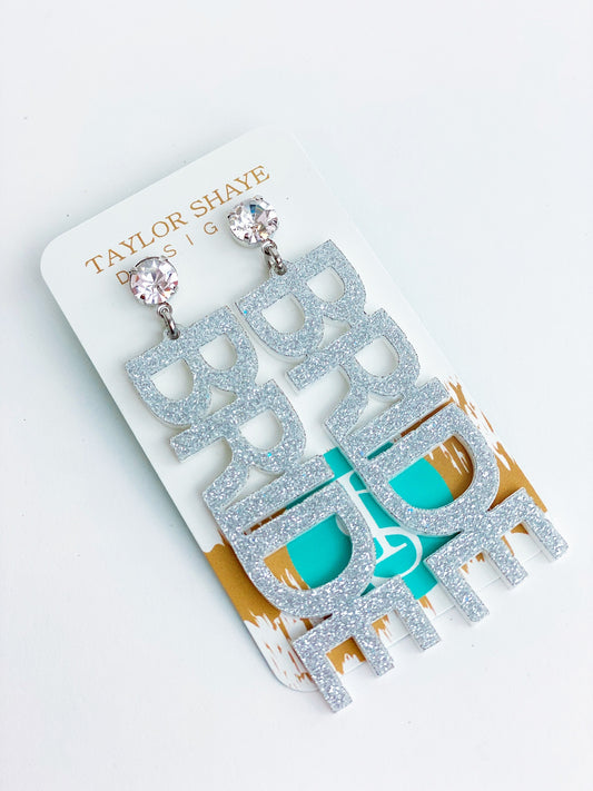 Silver Glitter Bride