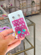Load image into Gallery viewer, Barbie Pink Bride Earrings