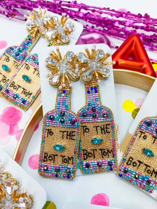 Custom Beaded “To The Bottom”