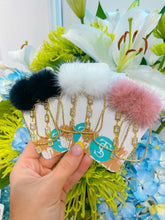 Load image into Gallery viewer, Puff Crystal CZ Hoops