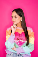 Load image into Gallery viewer, Pink Sequin Sunburst Hoops