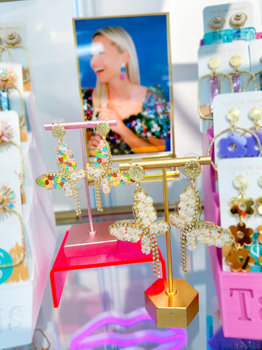 Lilliana Lightweight Butterfly Drops