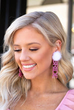 Load image into Gallery viewer, Barbie Pink Bride Earrings