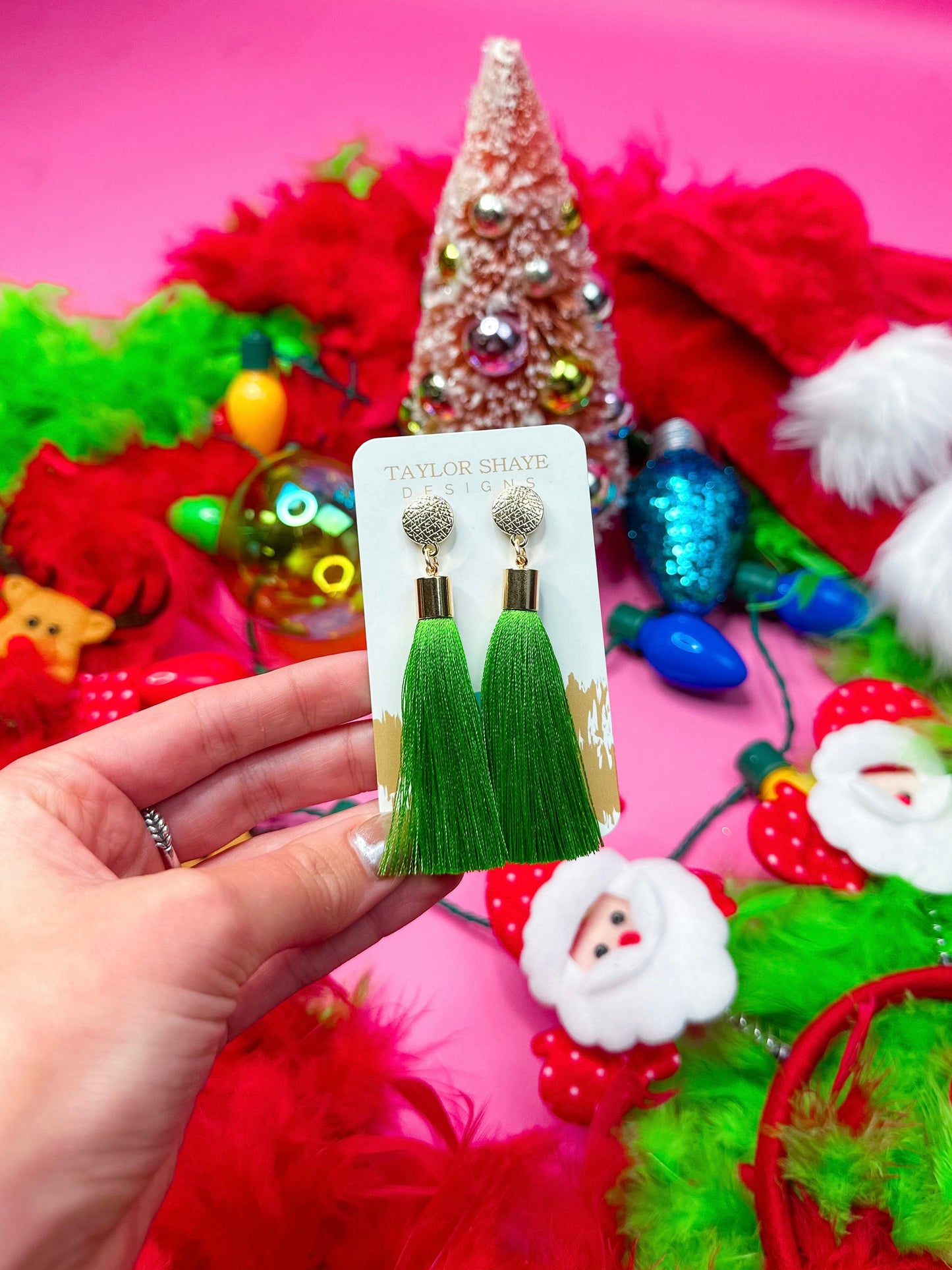 Royal Blue Silk Tassels