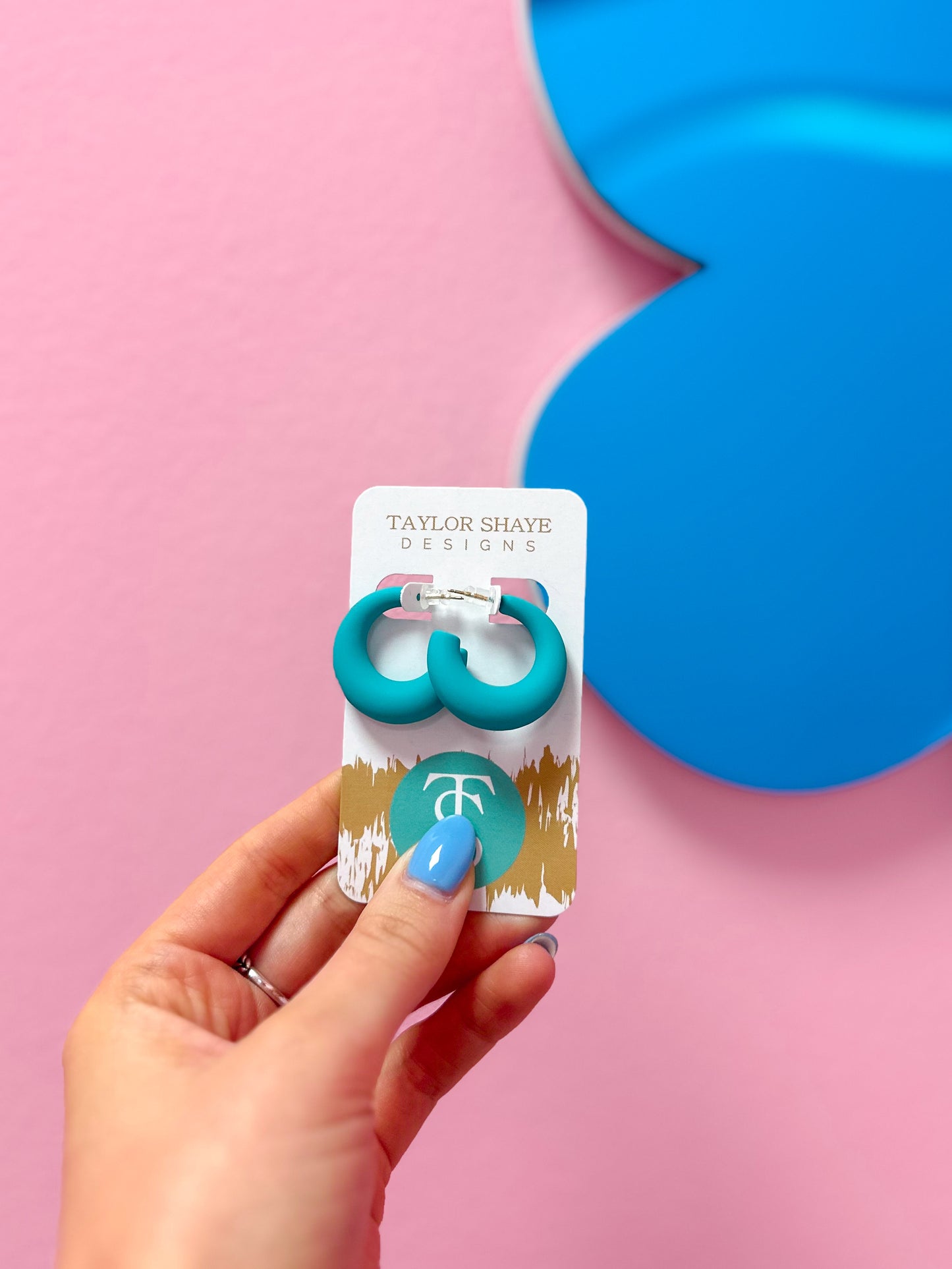 Colorful Kennedi Hoops