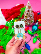 Load image into Gallery viewer, Christmas Mix Glitter Top Hoops
